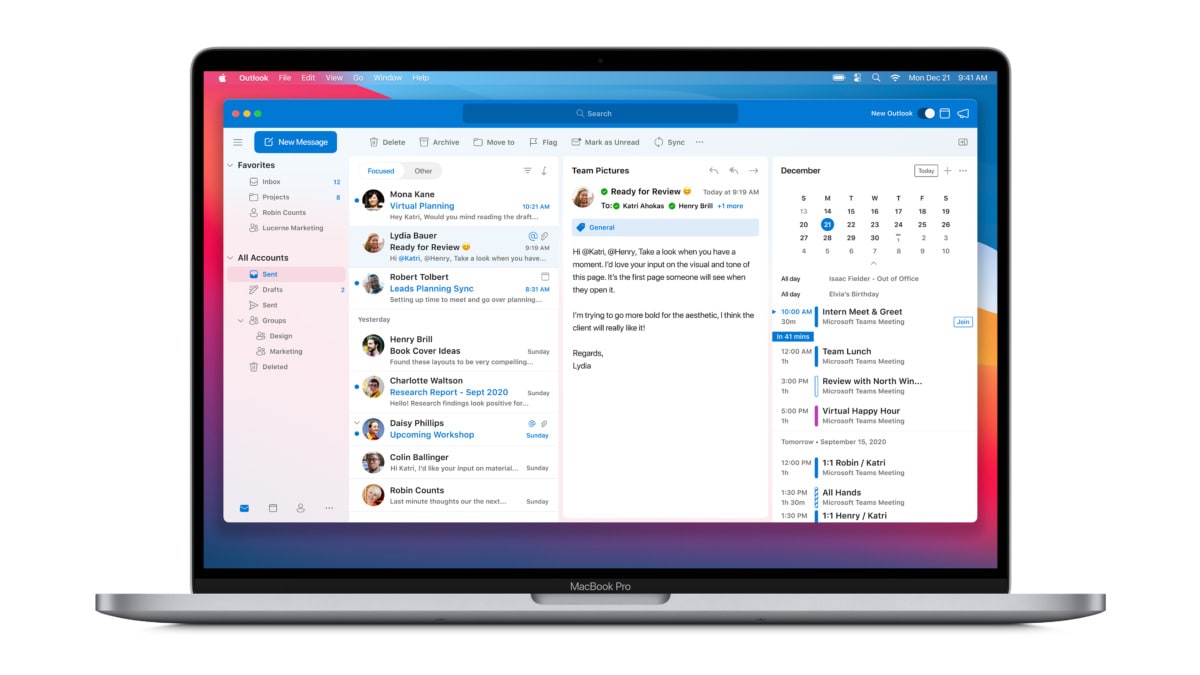 connecting outlook for mac to office 365 email
